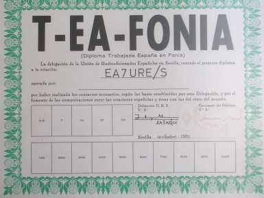 Diploma EA Fonia HF.